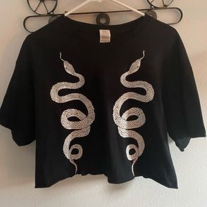 Snake Crop Top